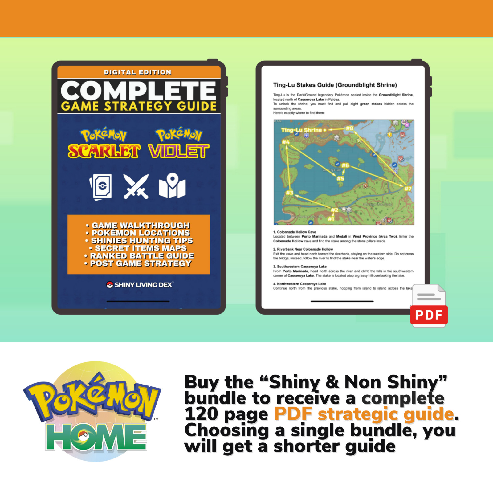 Pokémon Scarlet Violet Complete Shiny Living Dex & Strategy Guide Pokedex 6 IV