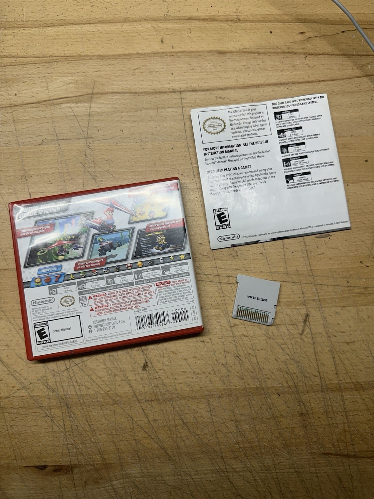 Mario Kart 7 – Nintendo 3DS – Complete in Box (CIB) USA