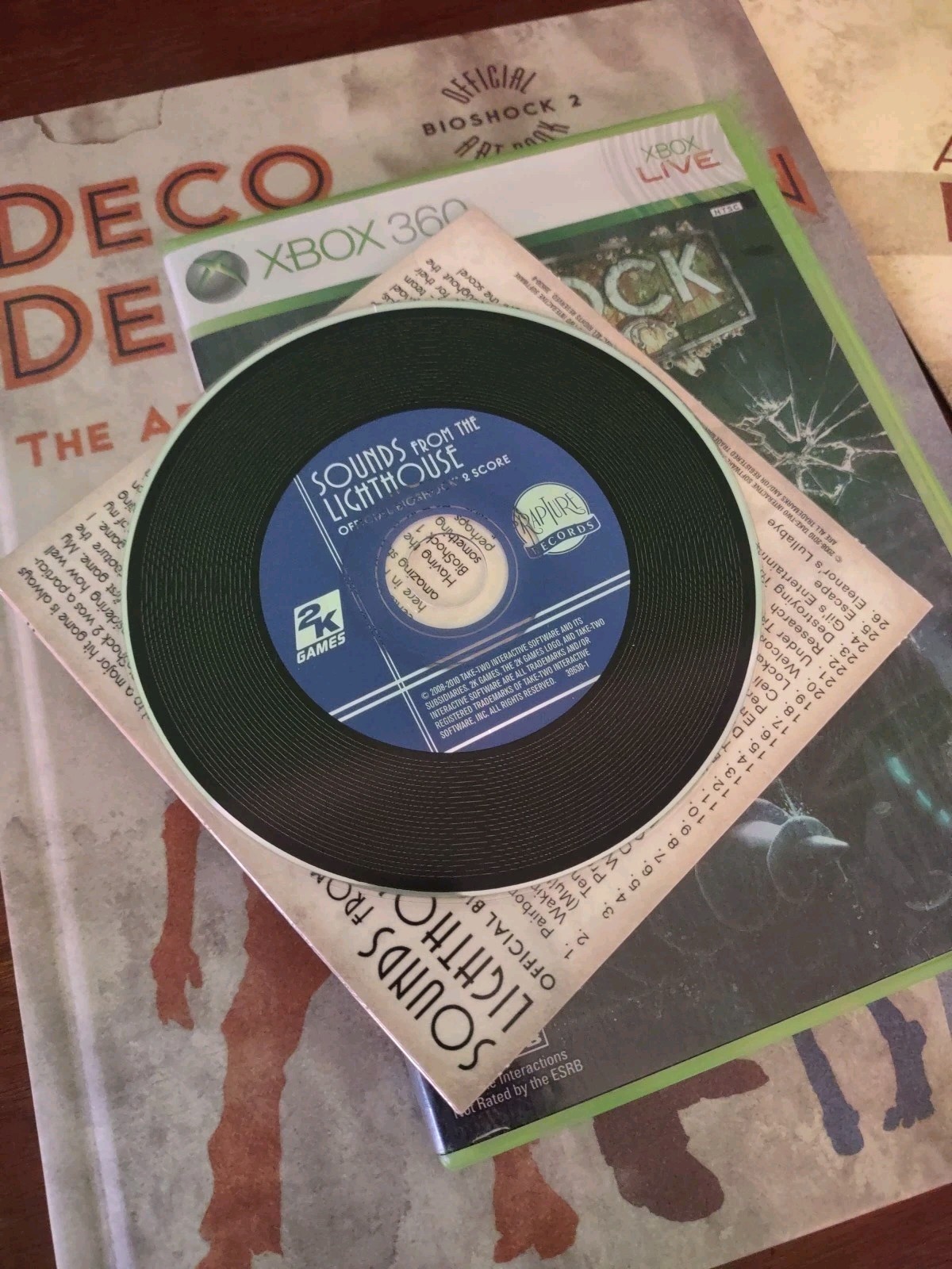 BioShock 2 Special Edition Xbox 360 Game, Art Book, Soundtracks, Posters, & Box