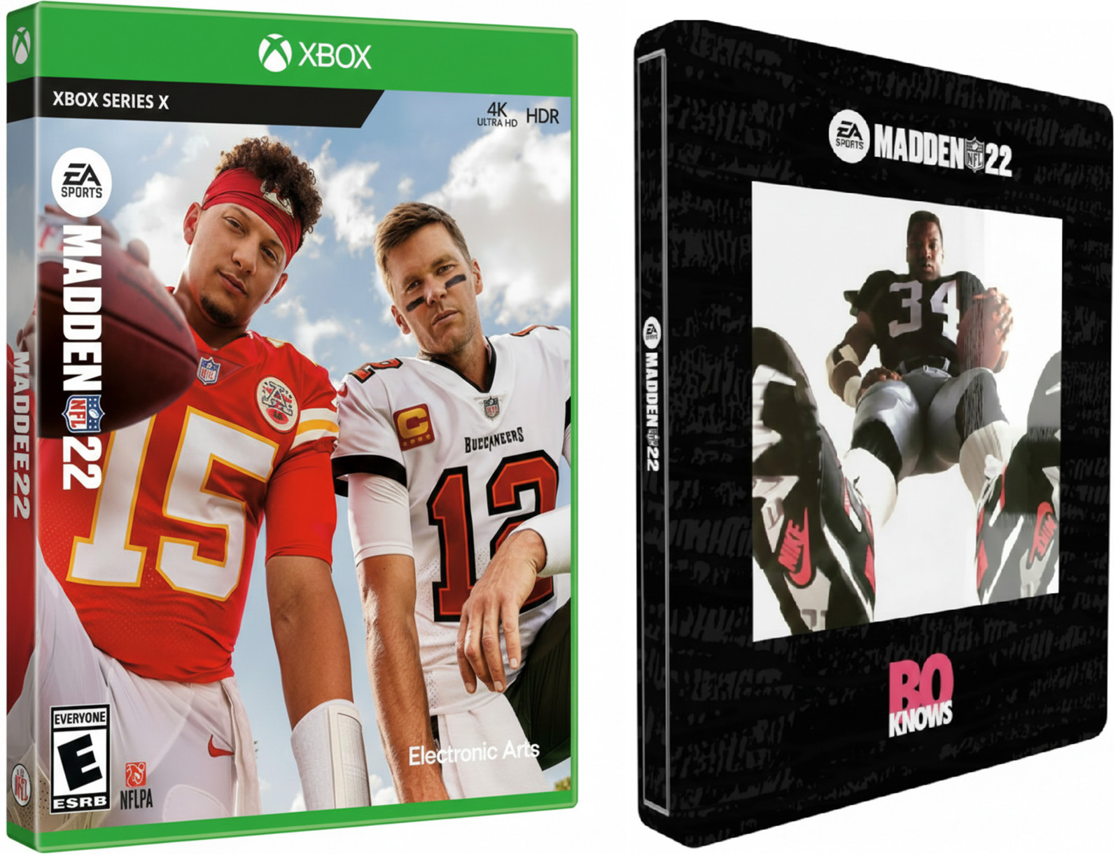 Madden NFL 22 Bo Knows Steelbook + Xbox Series X Game Limited Edition Combo Set
