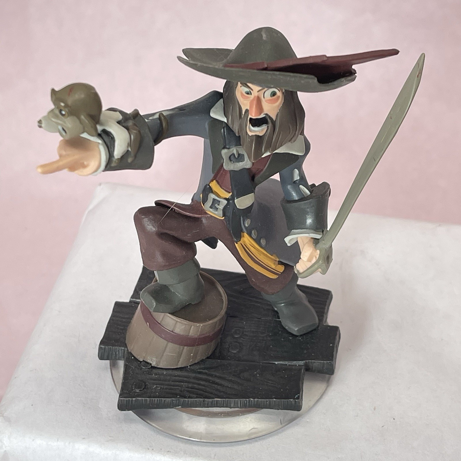 Captain Barbosa Pirates Of the Caribbean Disney Interactive Toy Figure Approx 4″