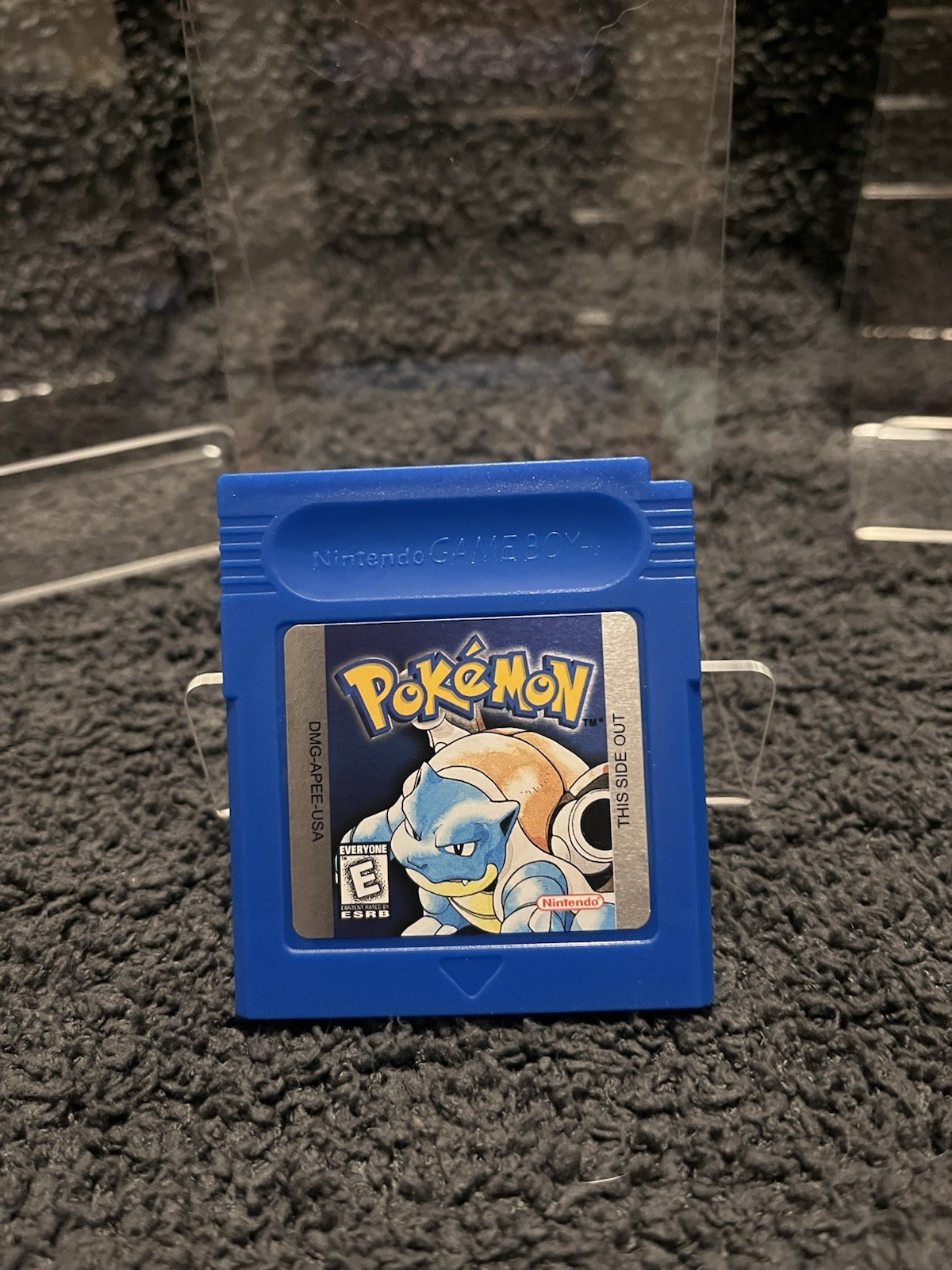 Game Boy Color Atomic Purple OEM Mint Condition+Silver GAME CARD&Blue GAME CARD