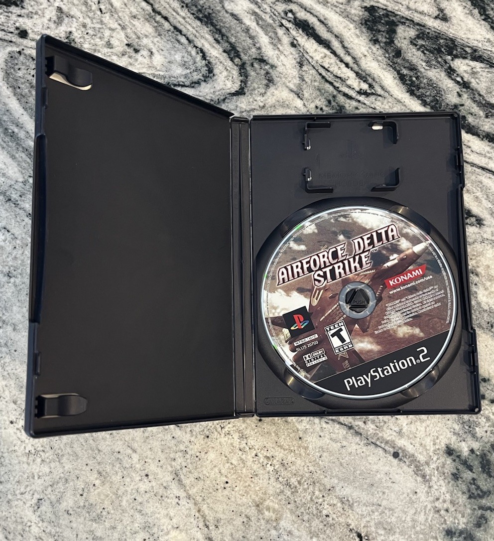 Konami Airforce Delta Strike Sony PlayStation 2 2004 No Manual