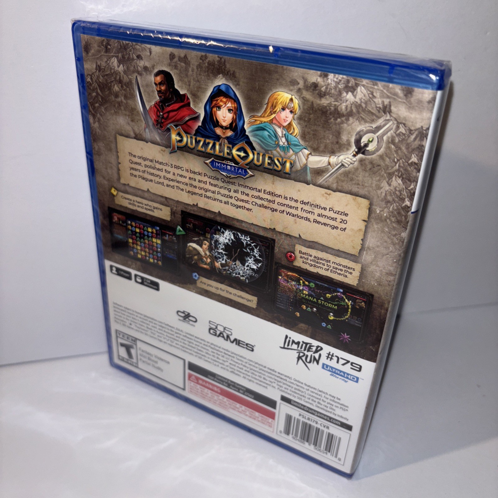 IN HAND! PUZZLE QUEST LIMITED RUN GAMES PS5 U.S. ESRB BRAND NEW!