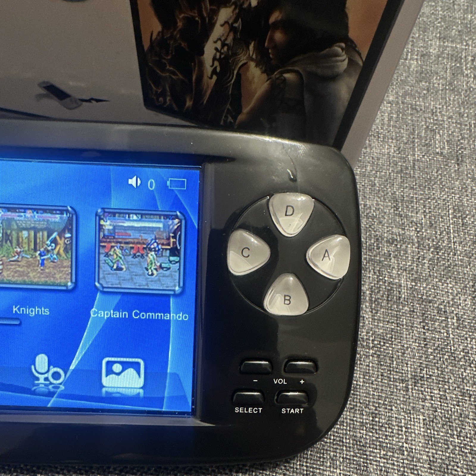 PAP-K III Plus 16GB 64-bit Handheld Game System Black TF Card Support Camera