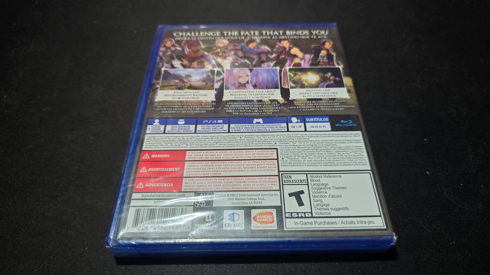 Tales of Arise Blue Label Bandai Namco Sony Playstation 4 PS4 Brand New Sealed!