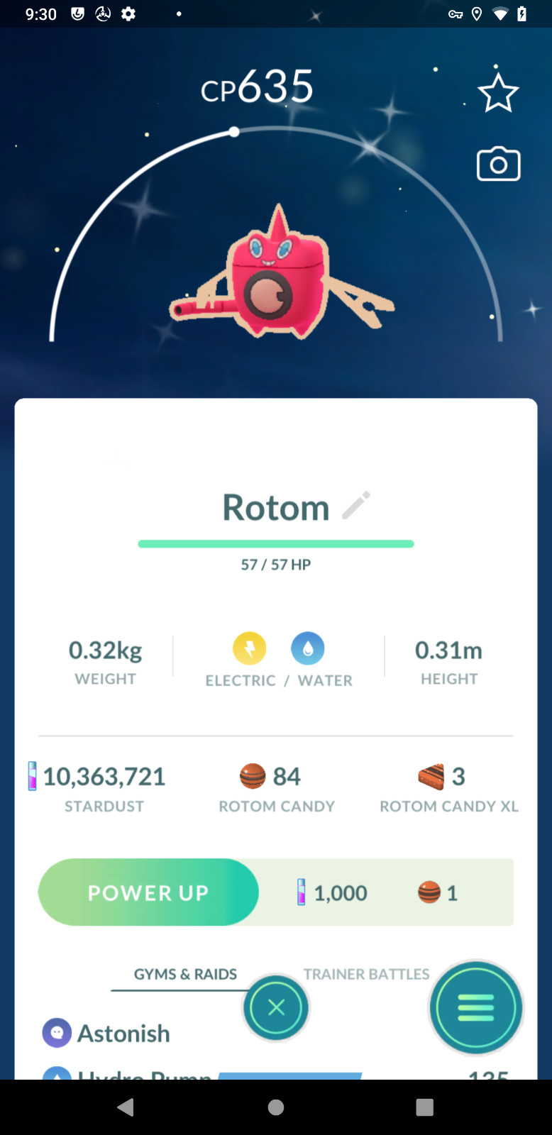 Shiny Wash Rotom – Tr-de 20k stardust