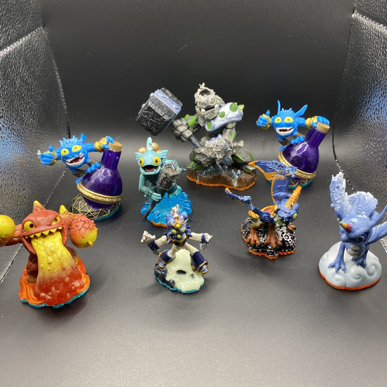 Skylander Giants Figures Granite Crusher,Bash,Slobber Tooth *read Notes Lot Of 8