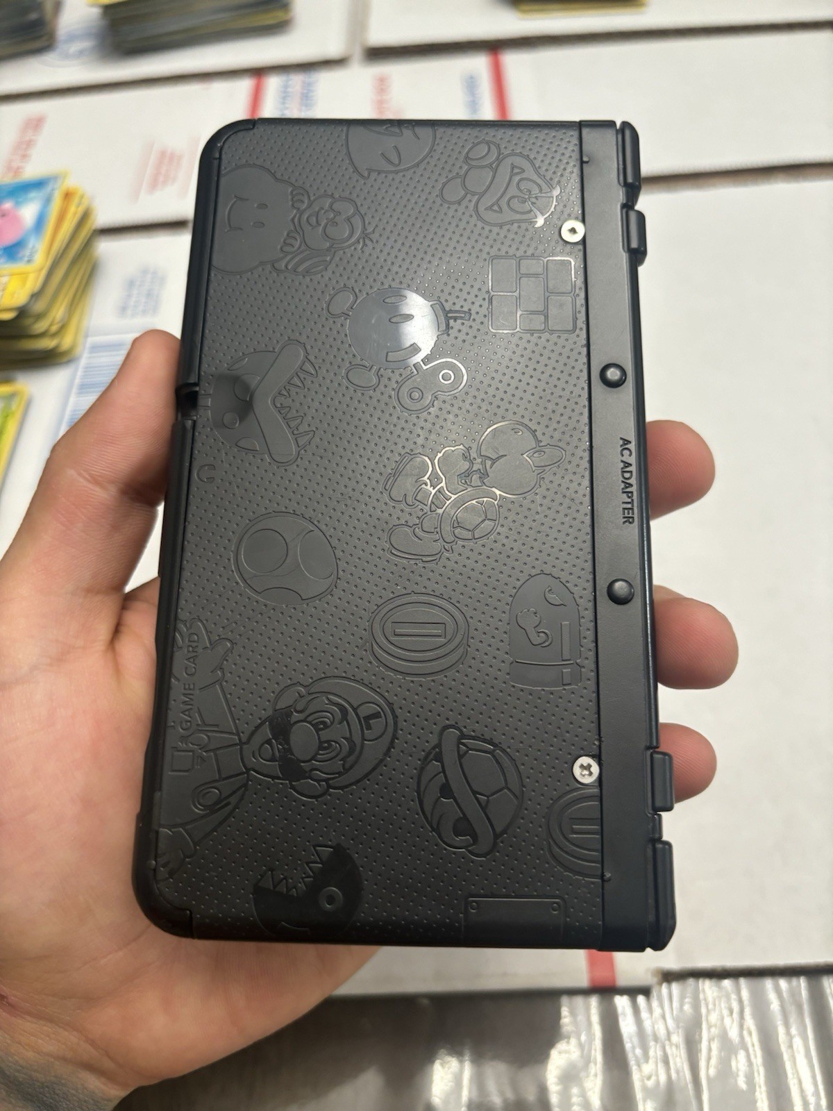Nintendo 3DS Original Super Mario Edition Handheld System Black with GB ADV Case