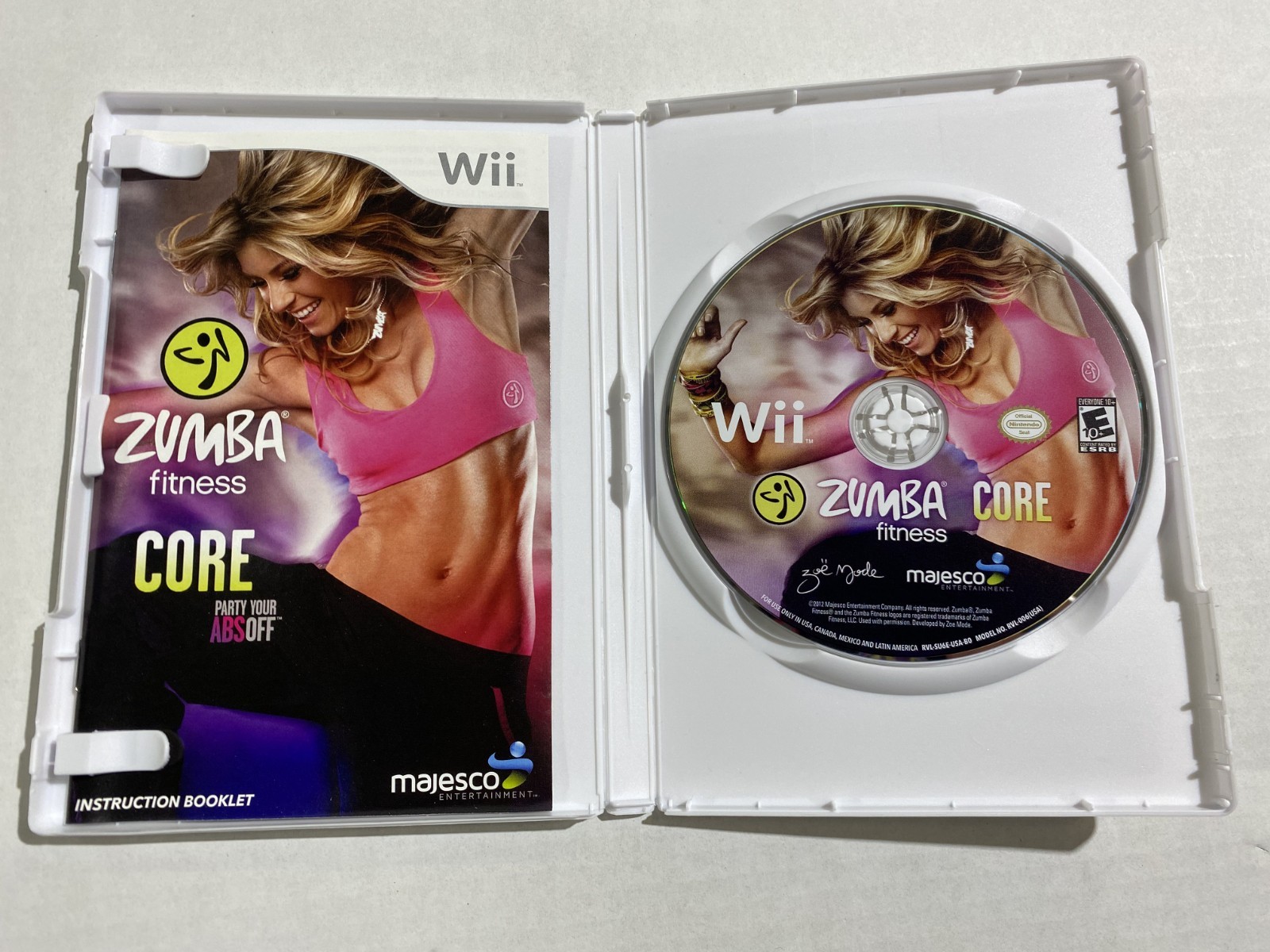 Zumba Fitness Core + Manual – Nintendo Wii – Tested & Working – Free Shipping