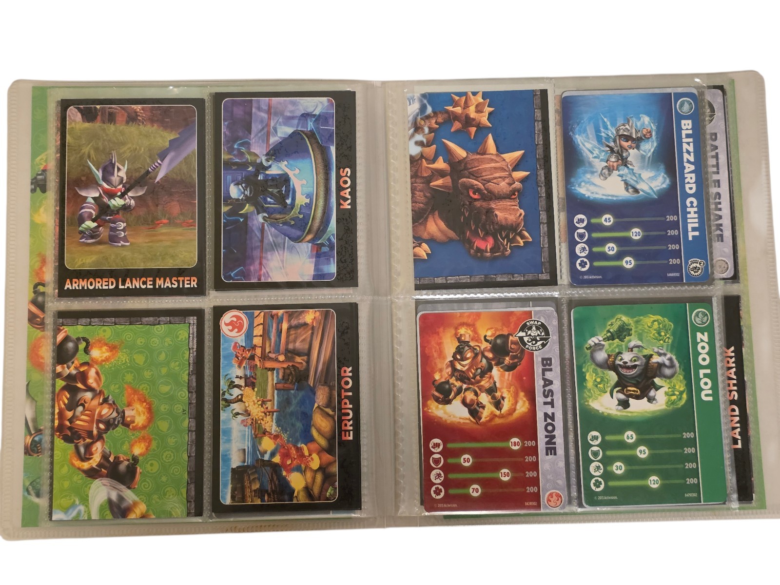 Skylanders SWAP FORCE Trading Card Album, with 109 Cards, FULL! 2012, 2013 Topps