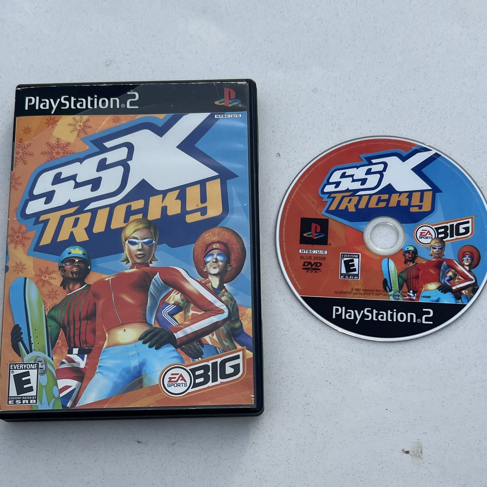 Electronic Arts SSX Tricky Sony PS2 Game Disc w/ Case Multiplayer E