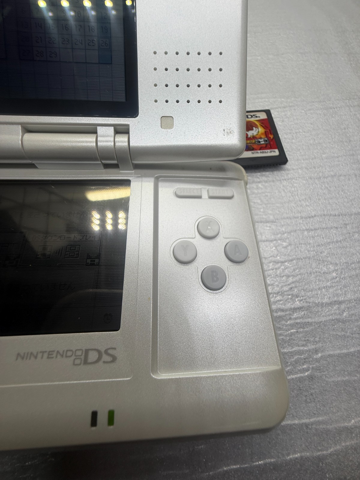 Nintendo DS Original Silver Bundle 5 Games USB Charger Tested Working Region Fre