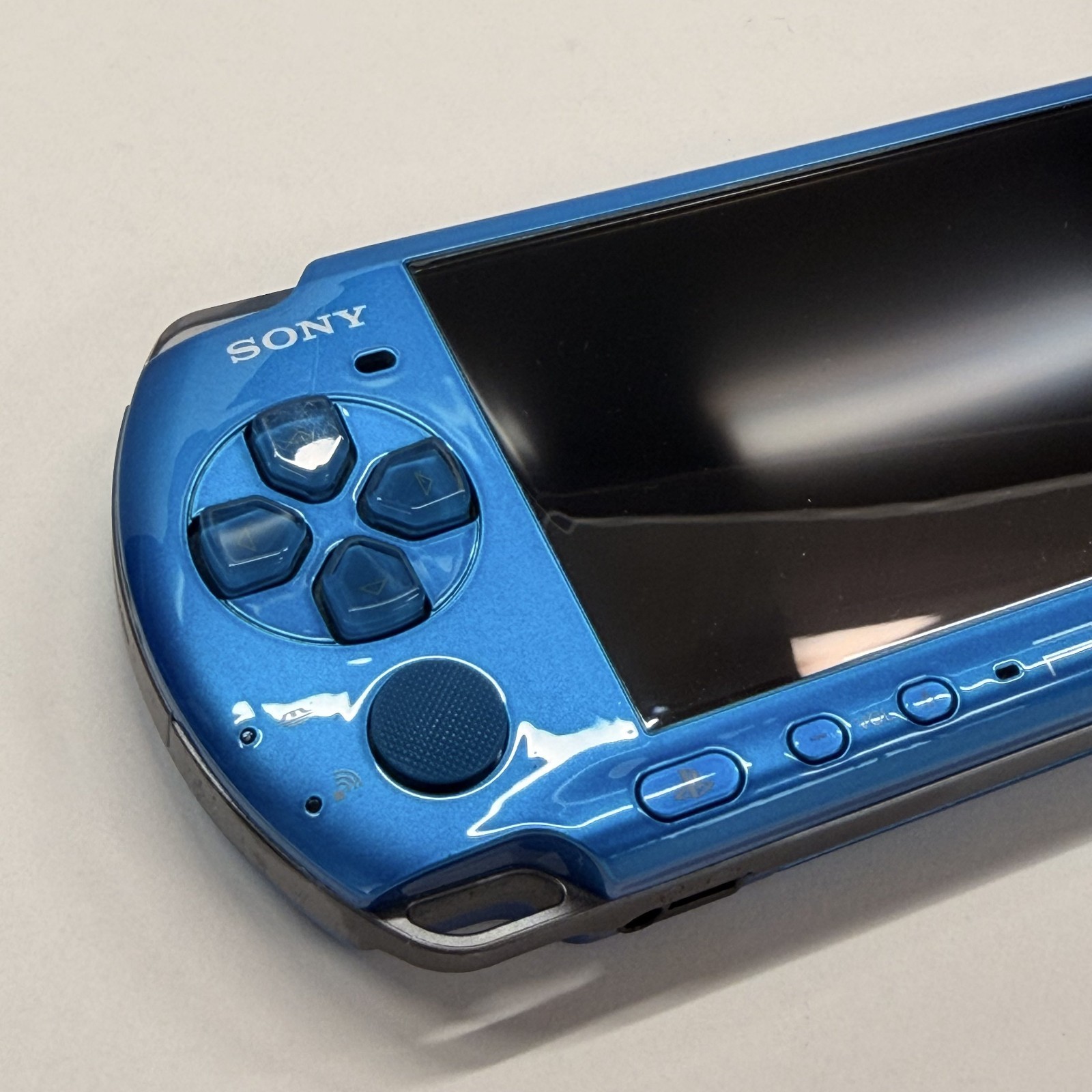 Sony PSP 3000 Vibrant Blue Console Excellent Condition Tested Working Bonus JP