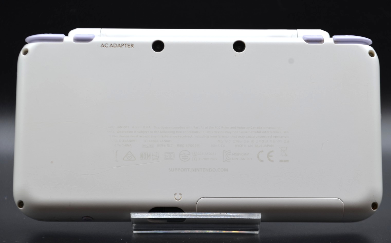 [REGION FREE]Nintendo new 2DS LL XL White Lavender Console Only Used RANK A/B