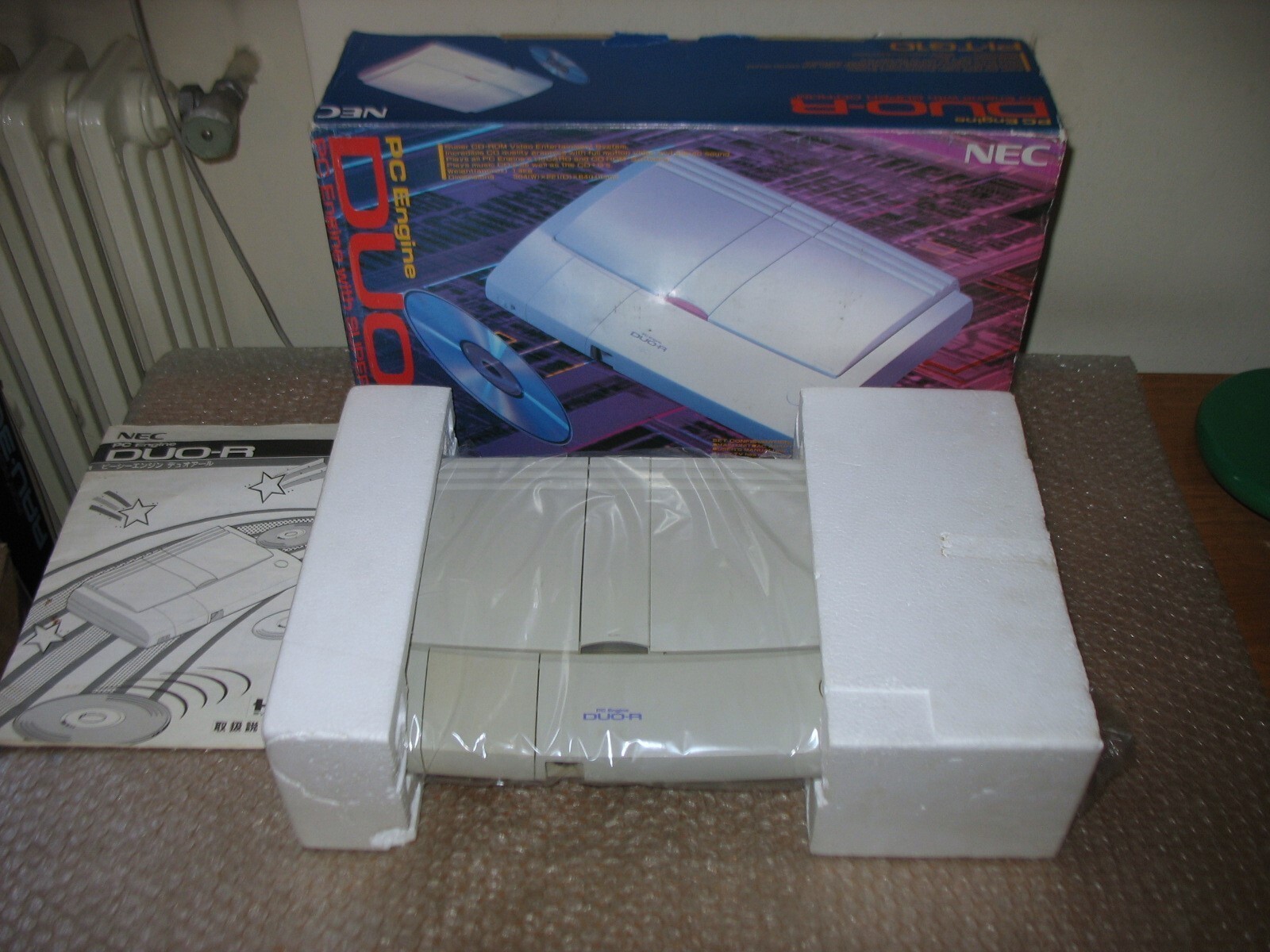 BOXED NEC PC ENGINE DUO R SUPER CD ROM CONSOLE JAP IMPORT!