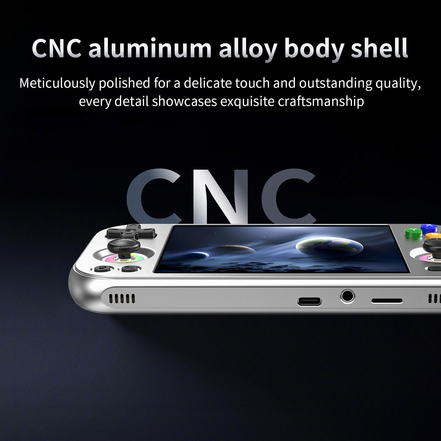 Anboli RG 477M Handheld Game Console 8300mAh Android 14 RG477M 4.7-inch-