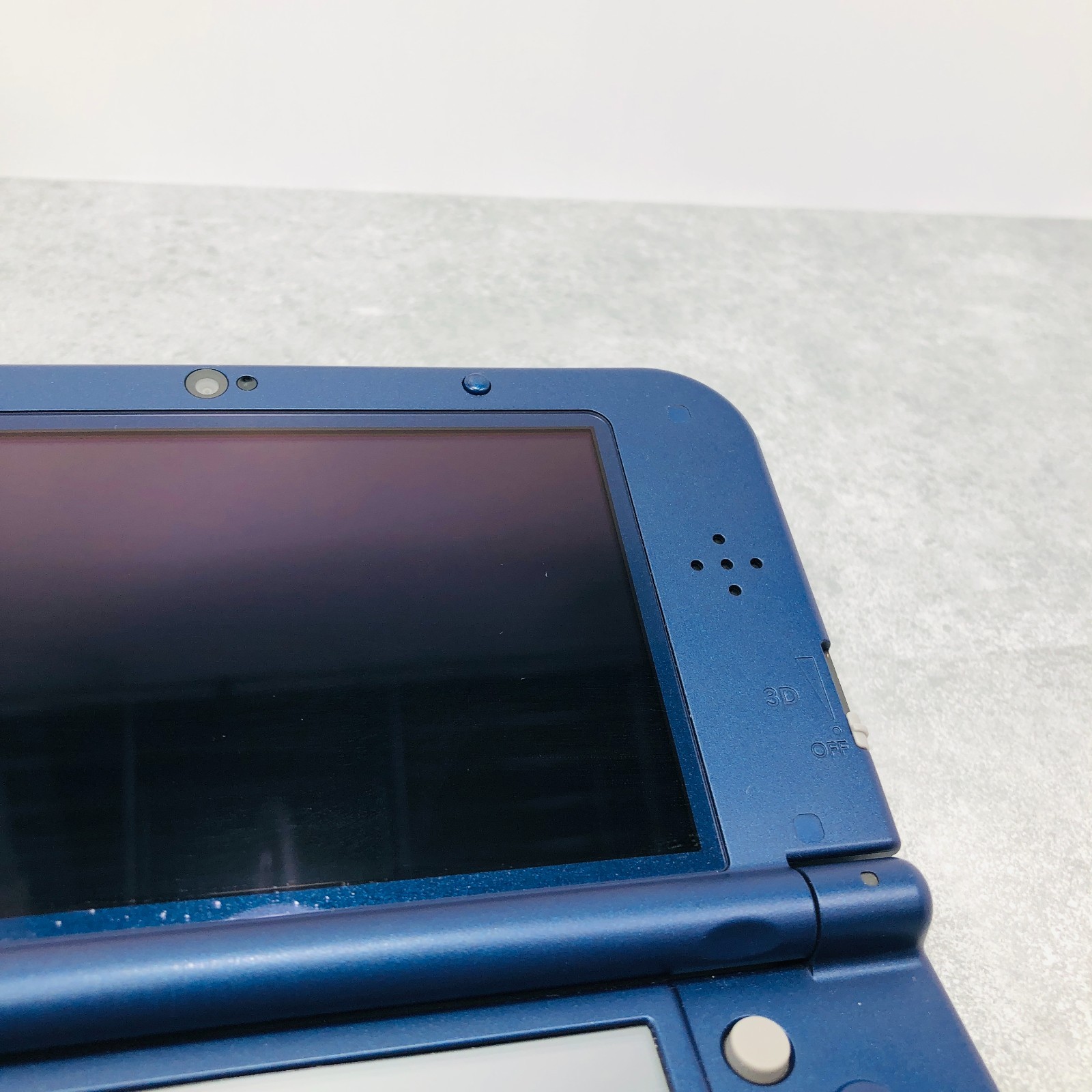 [Top IPS / EX+3] New Nintendo 3DS LL XL Metallic Blue console Japan NTSC-J 06-86