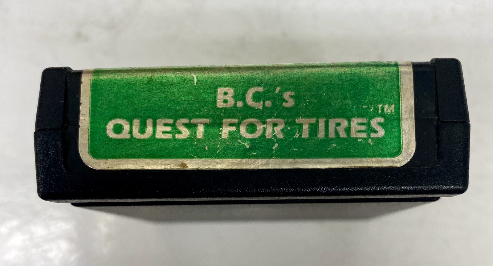 B.C.’s Quest For Tires Green Cartridge Atari 400 800 XE XL UNTESTED Retro Game