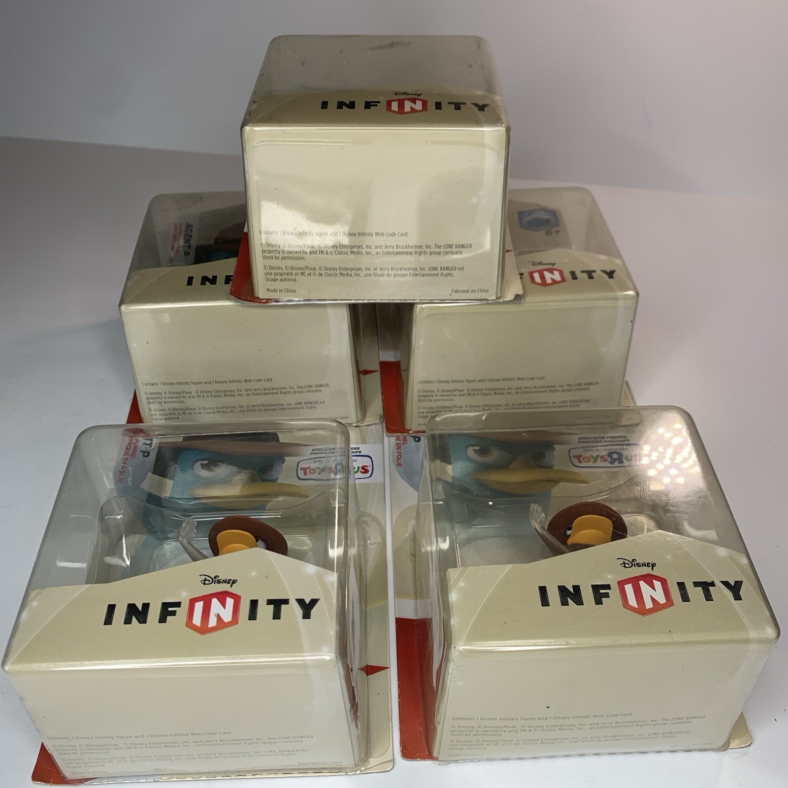 Lot (5) Disney Infinity Phineas & Ferb Agent P Crystal Figure ToysR’Us Exclusive