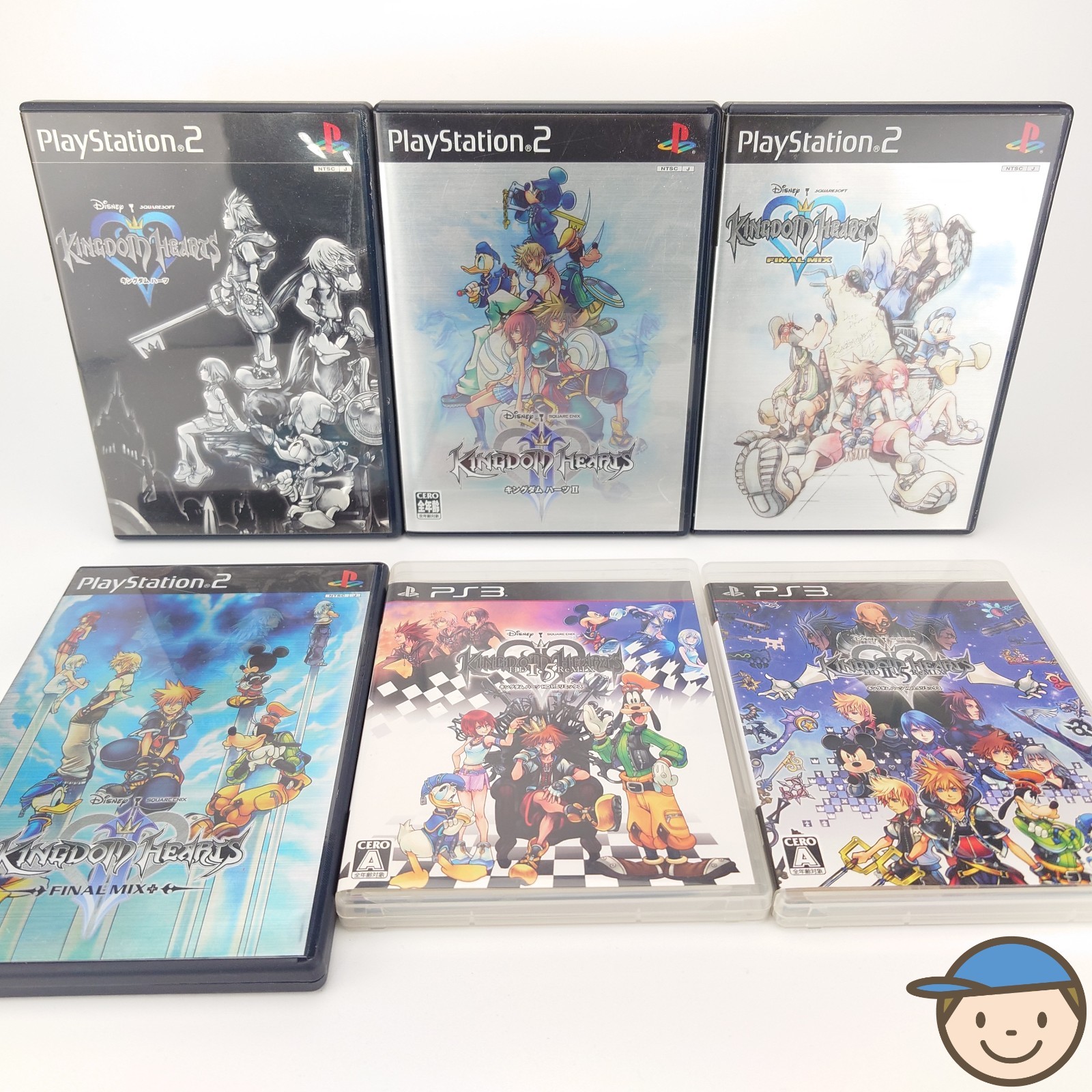PS2 PS3 Kingdom Hearts II Final Mix HD 1.5 2.5 ReMix NTSC-J Japanese PlayStation