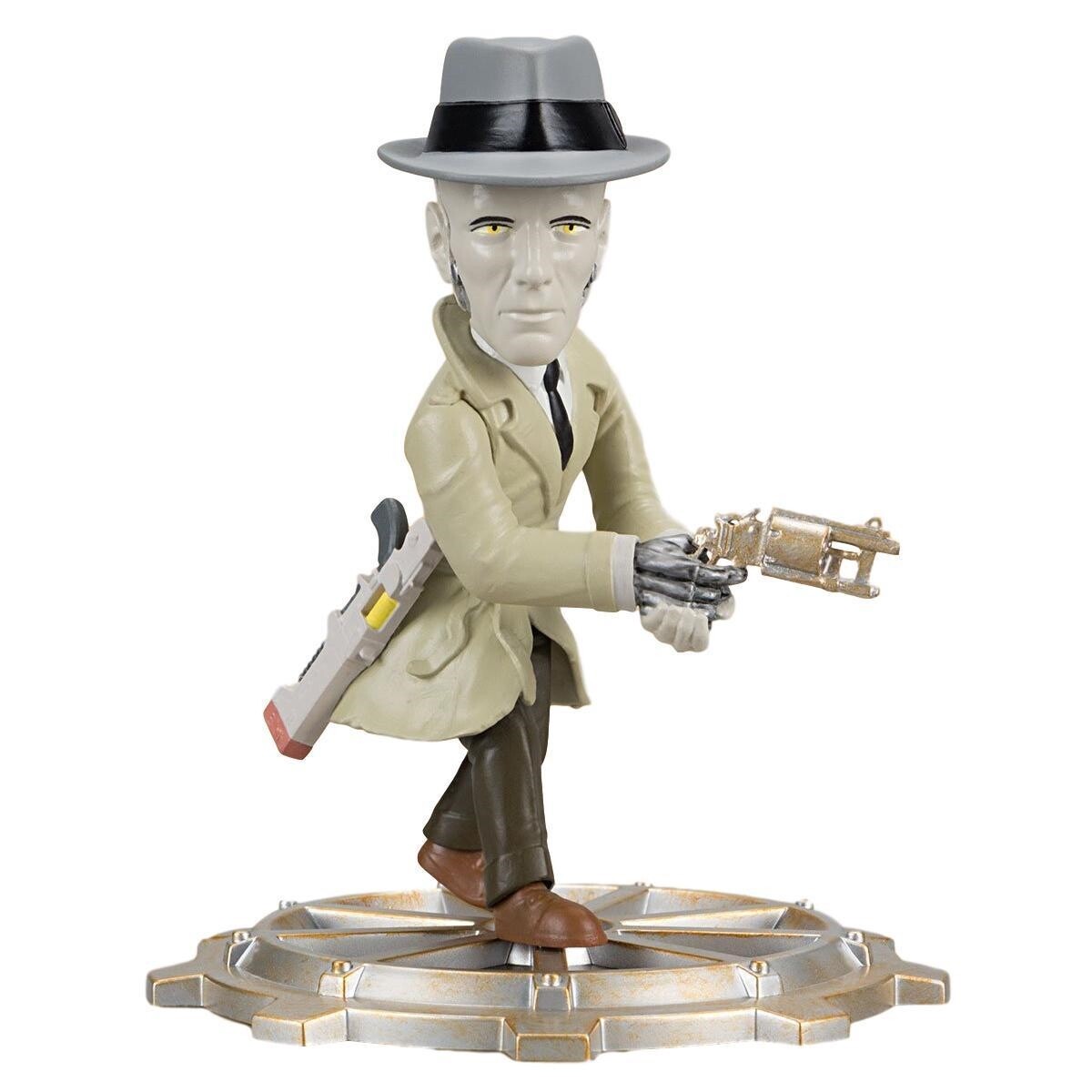 Exclusive Fallout 4 Nick Valentine Figure with Base