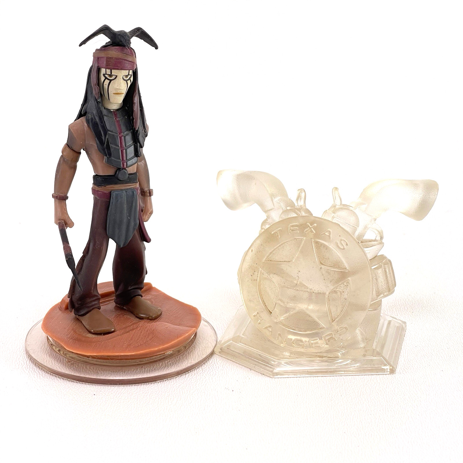 Disney Infinity Lone Ranger Figure & Crystal – Untested – Free Shipping