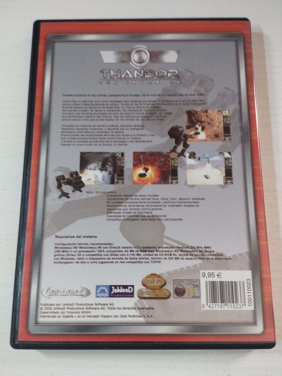 Thandor The Invasion Jowood Titanium – PC CD-ROM Game Spain Edition