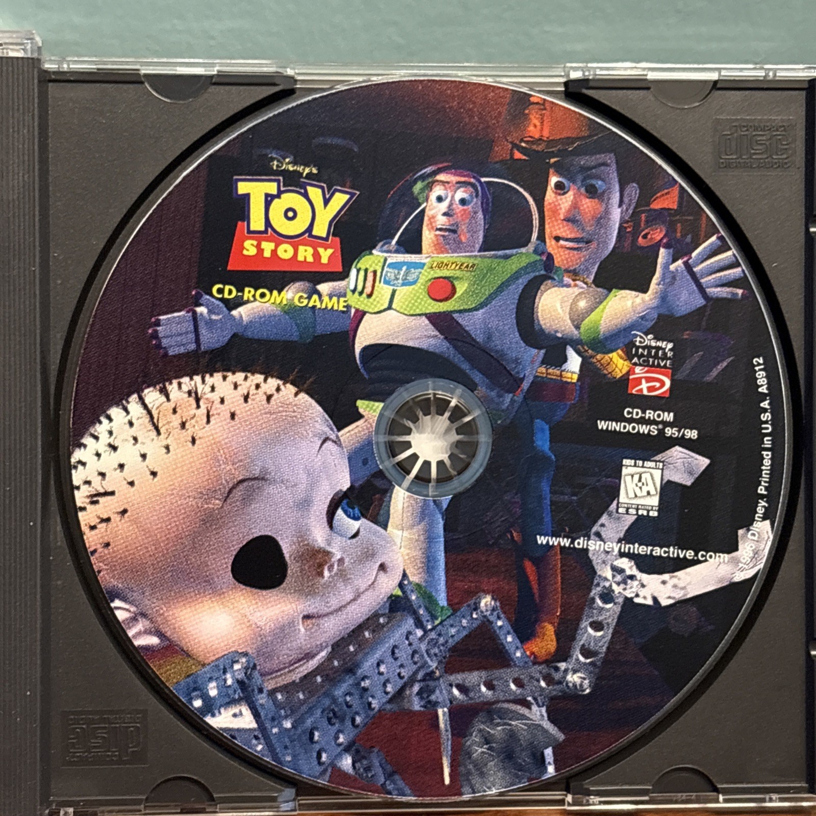 Set of 3 Toy Story 1 2 PC CD ROM Action Game Power Play Sampler Disney Pixar