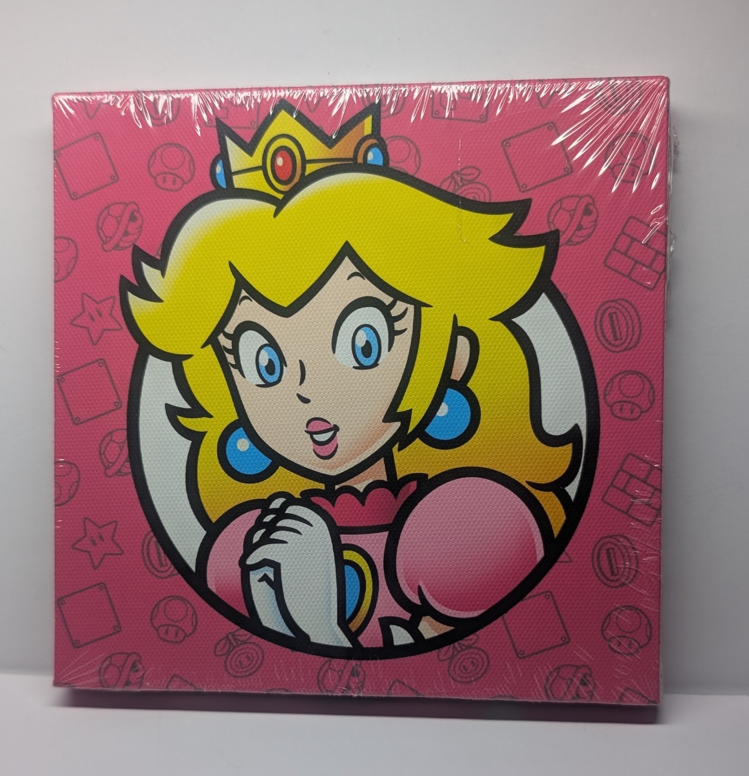 Official Nintendo 6″ x 6″ Super Mario – Princess Peach canvas portrait