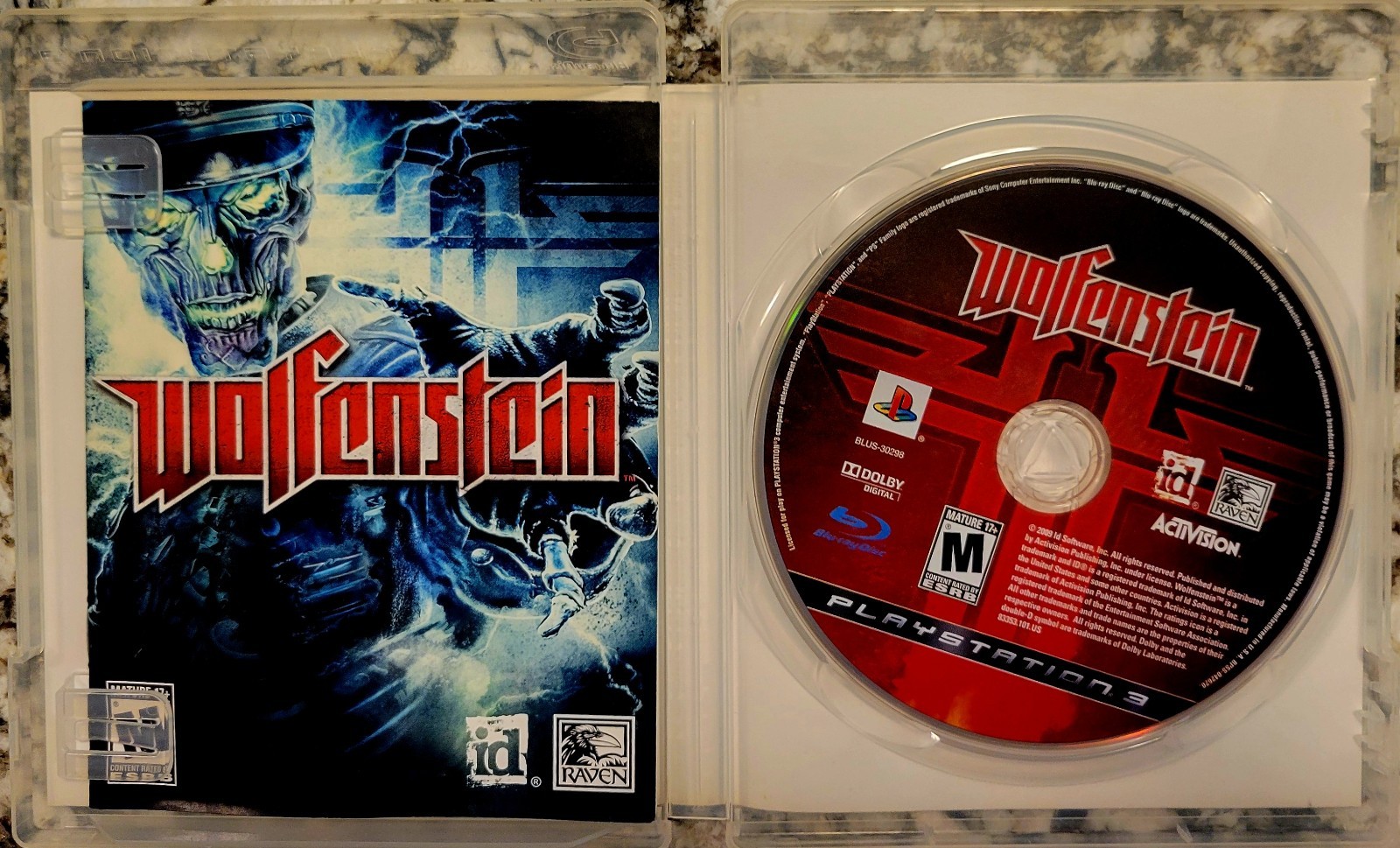 Wolfenstein (Sony PlayStation 3, PS3) CIB/ TESTED/ MANUAL/FAST NEXT DAY SHIPPING