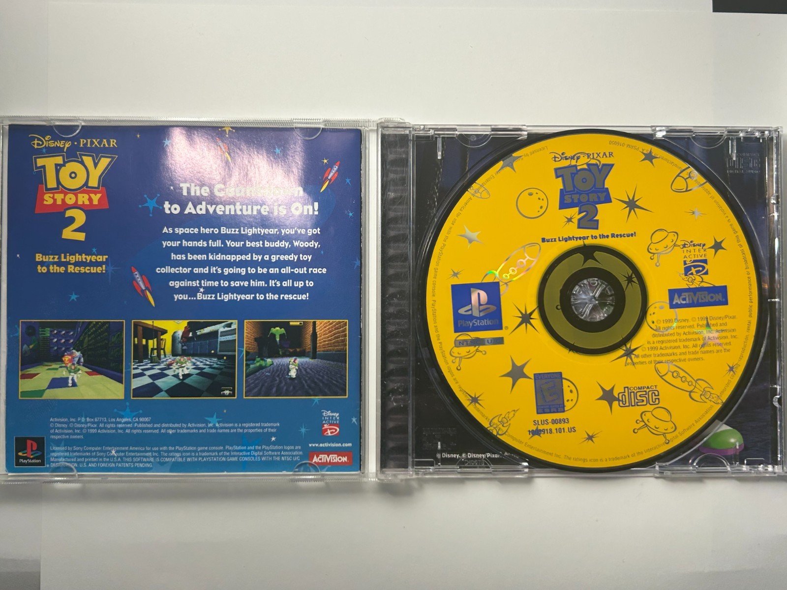 Toy Story 2 Buzz Lightyear to the Rescue PS1 PlayStation 1 Complete CIB Tested