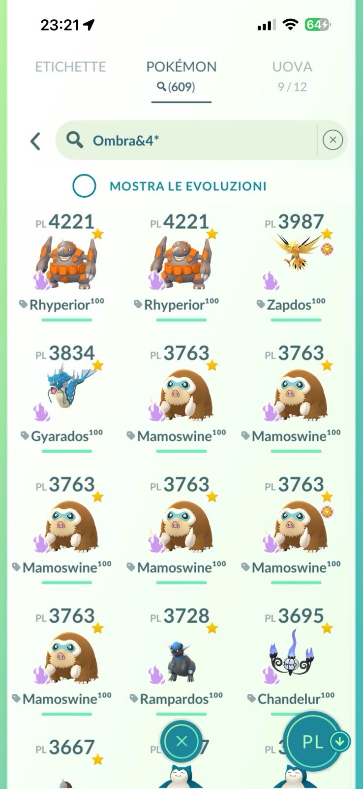 Pokemon Go Accont VIP 🔥1.5 billion stardust🔥✨4 MEWTWO100 SHADOW✨