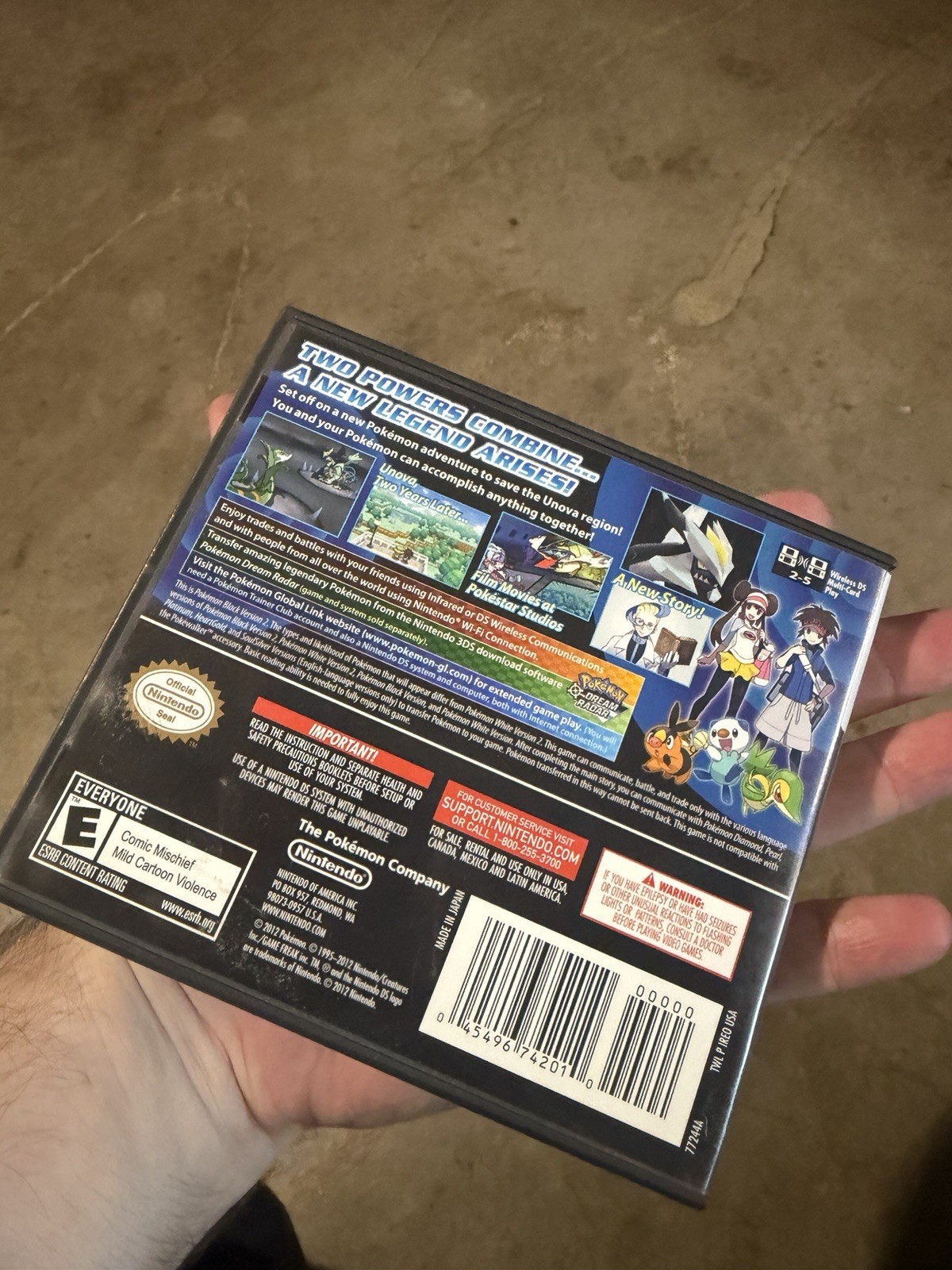 Pokémon Black 2 For The DS Super Good Condition With Manuals