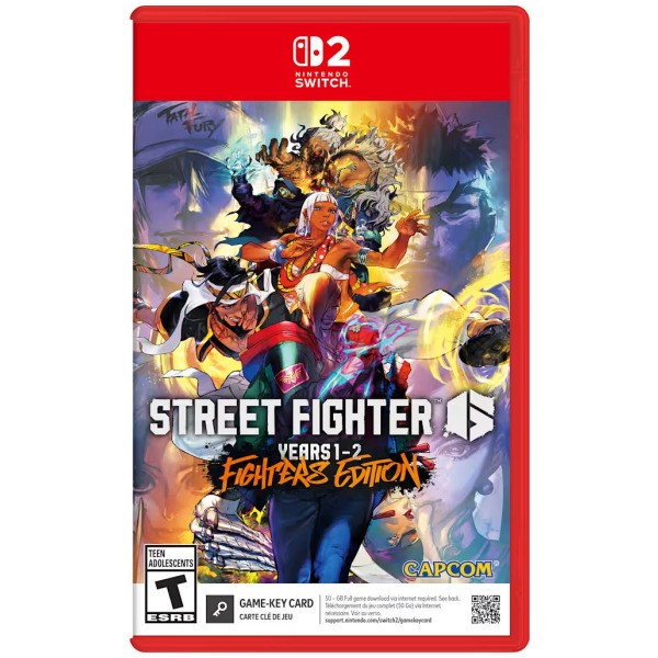 Street Fighter 6 Years 1-2 Fighters Edition (Game-Key Card) (Nintendo Switch 2)