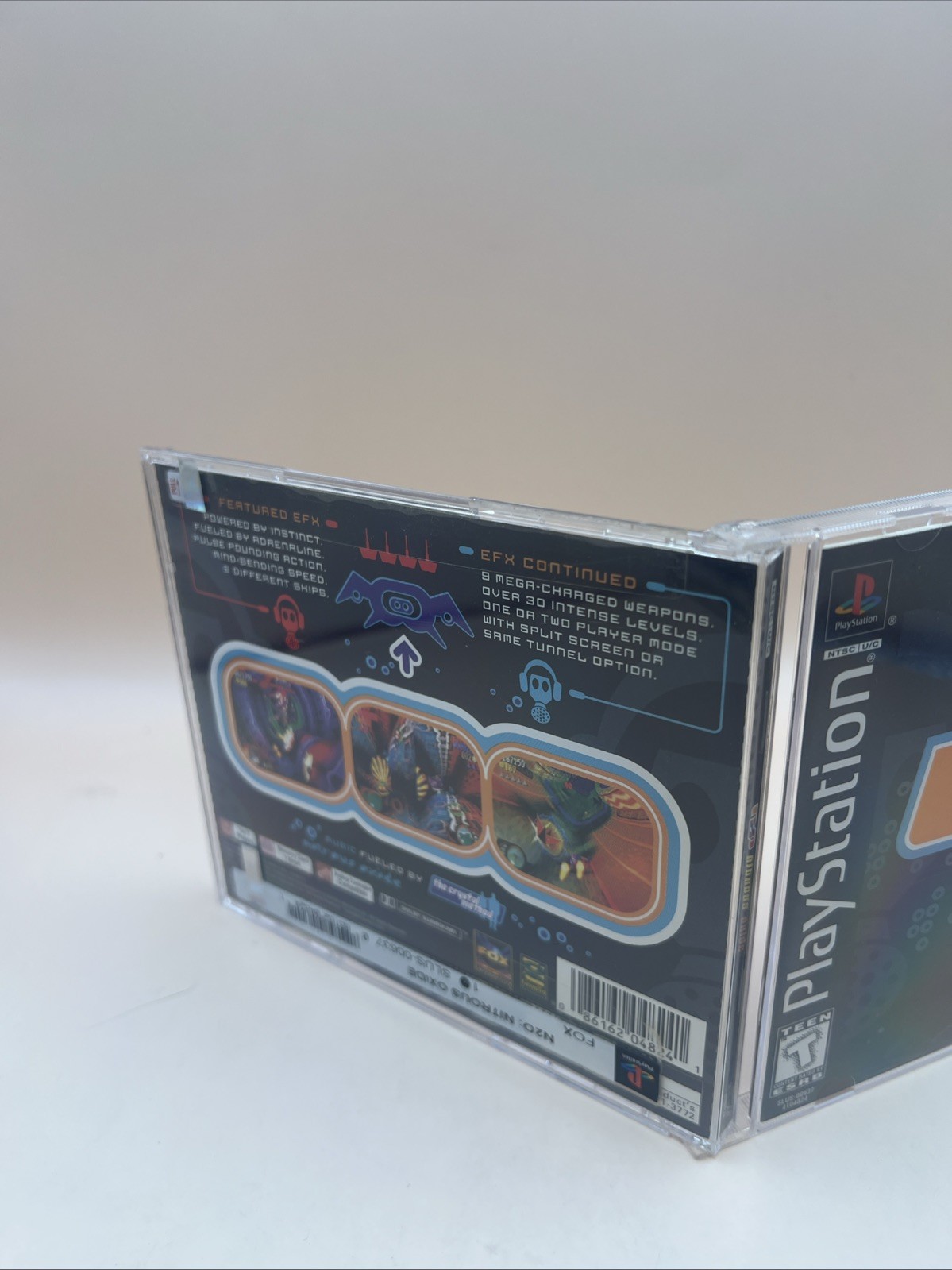 N2O Nitrous Oxide Sony Playstation 1 PS1 CIB Game Complete with Manual