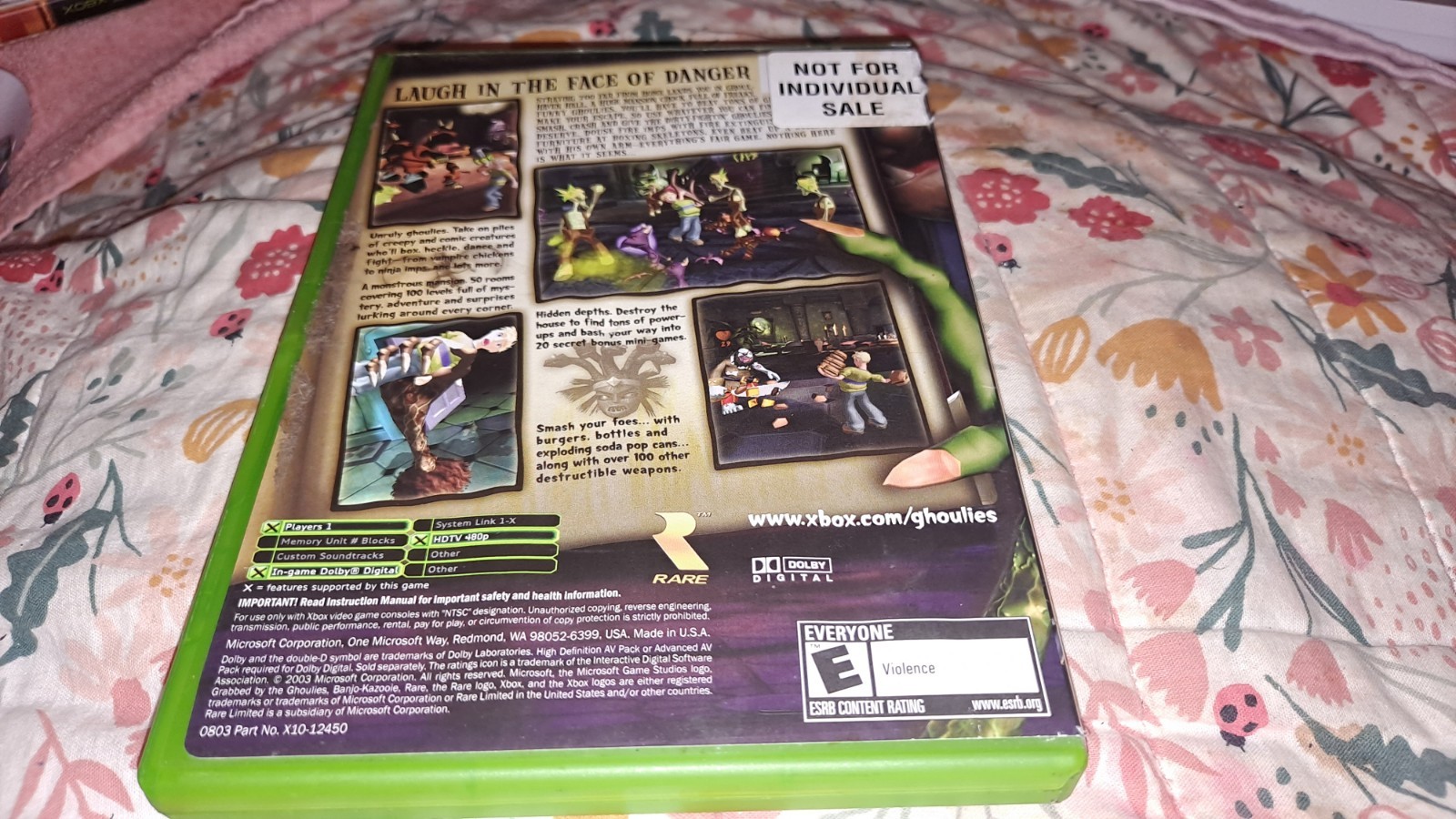 GRABBED BY THE GHOULIES XBOX GAME