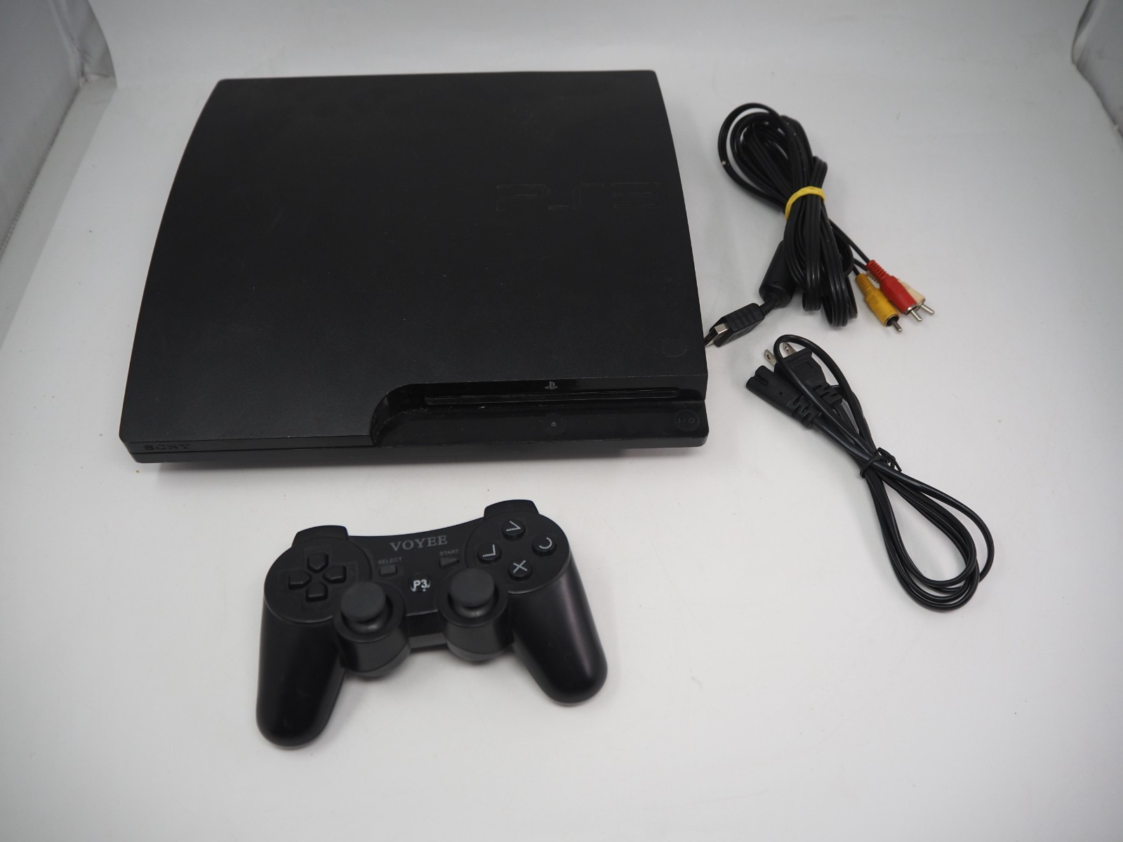 Sony PlayStation 3 PS3 Slim Console 160GB (3001A) w/Controller SEE NOTES