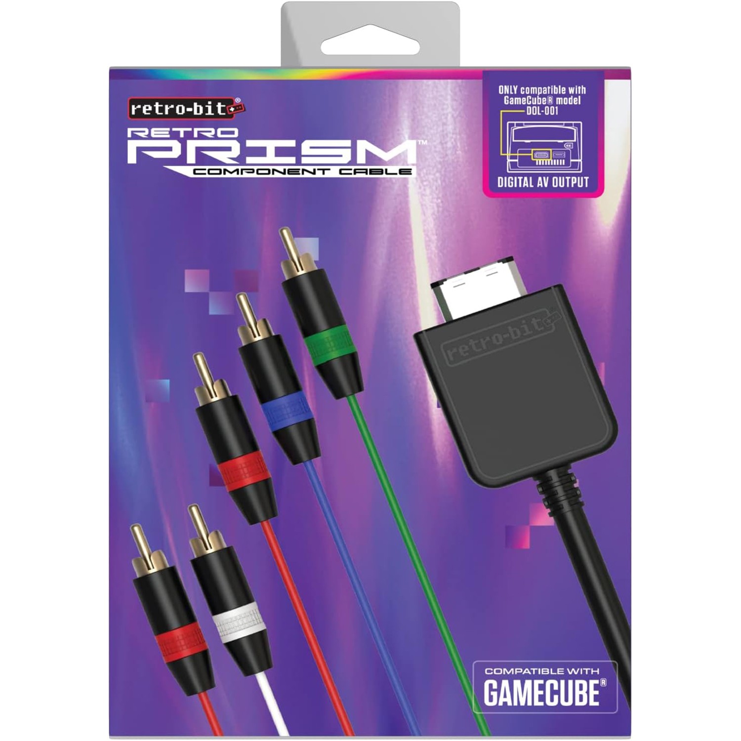 Retro-Bit Retro Prism HD Component Cable for Gamecube