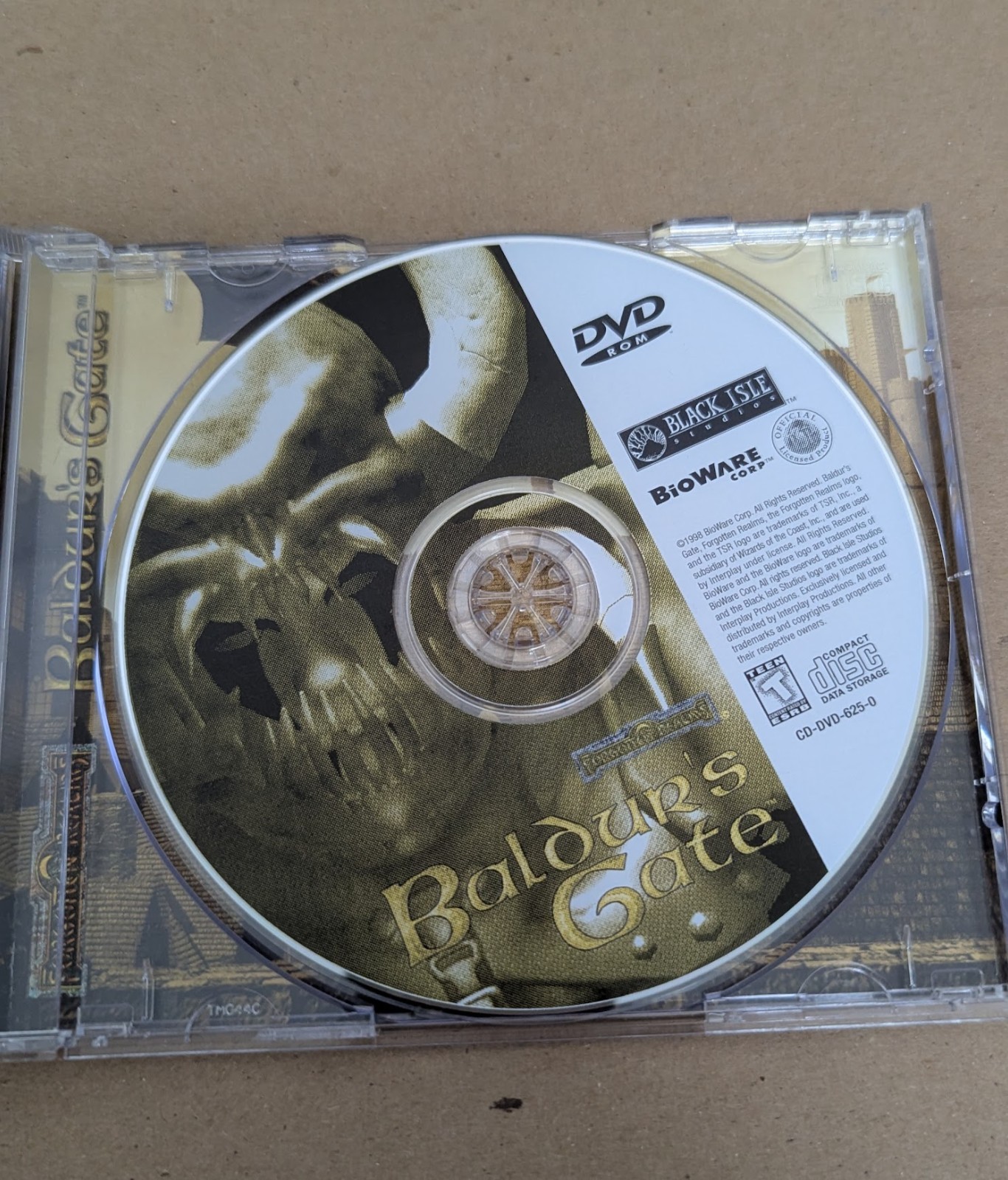 Baldur’s Gate PC Big Box 1998 Complete w/ Map & Manual (DVD from 1998) Very Rare