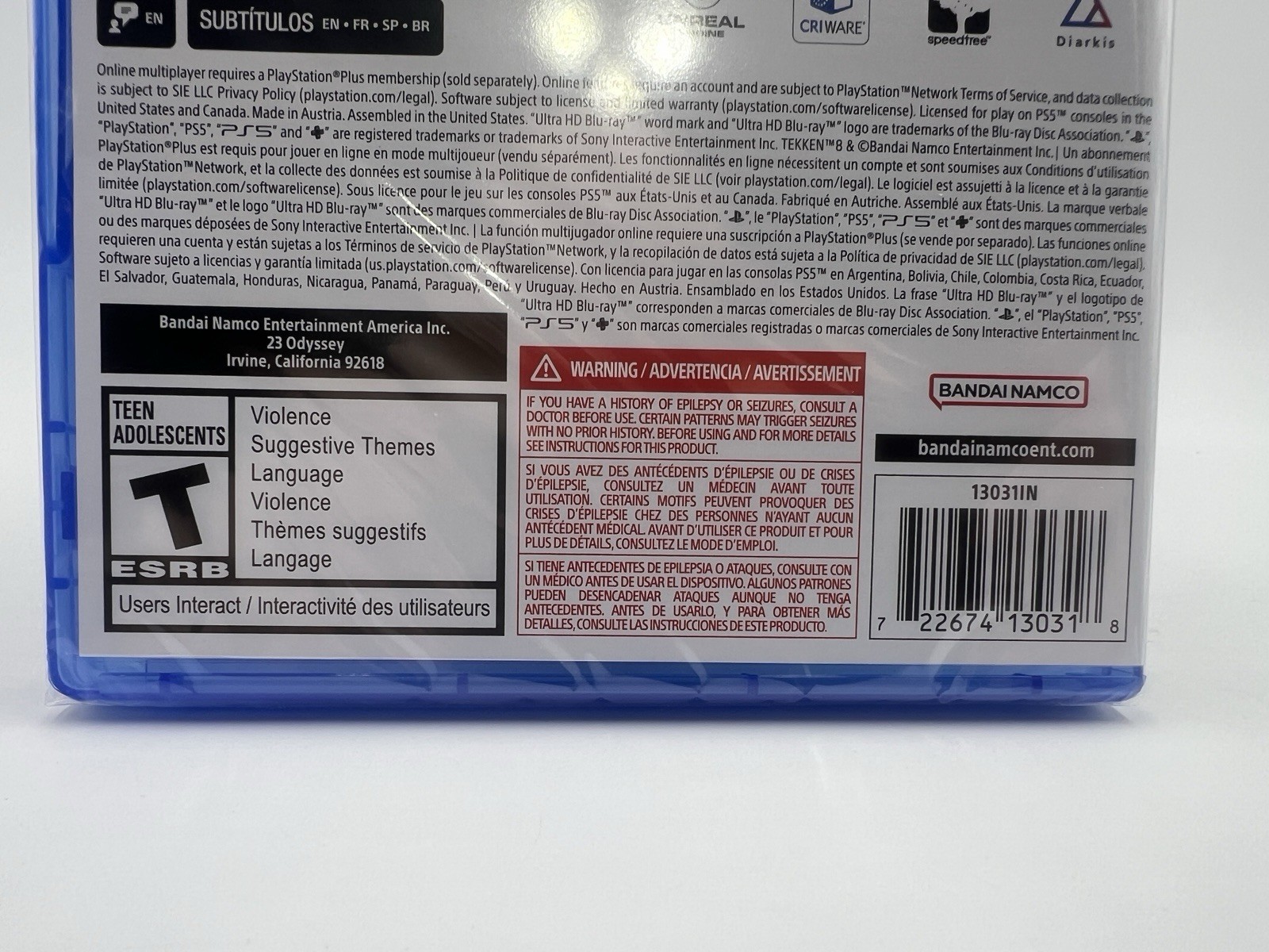 Tekken 8 – Sony PlayStation 5 BRAND NEW FACTORY SEALED + EXTRA DIGITAL CONTENT
