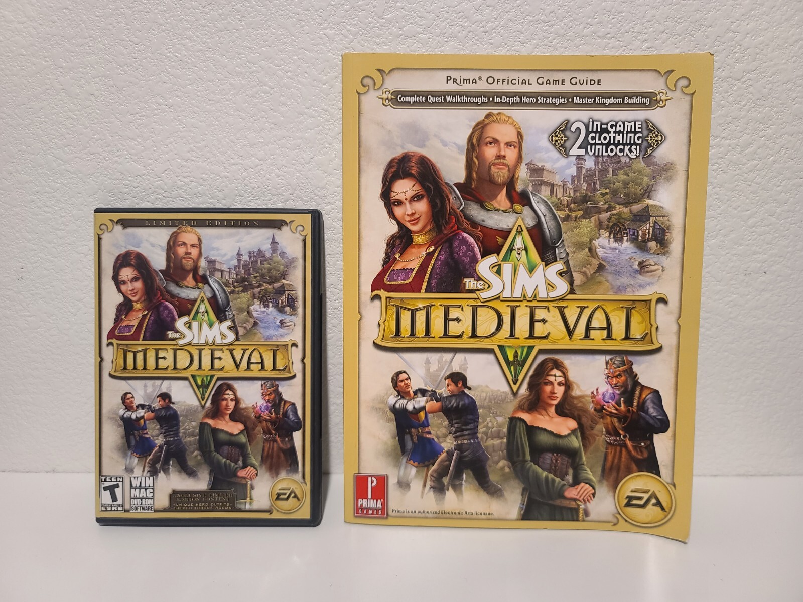 The Sims Medieval Limited Edition PC Mac CIB Complete w/ Prima Strategy Guide