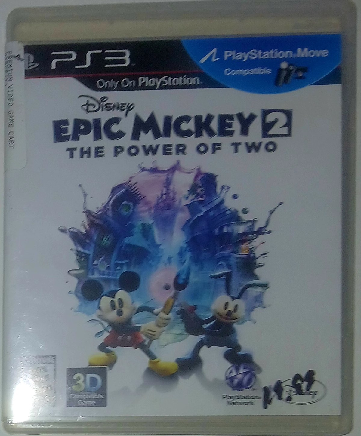 Disney Epic Mickey 2: The Power of Two (Sony PlayStation 3, 2012) Tested W/Track