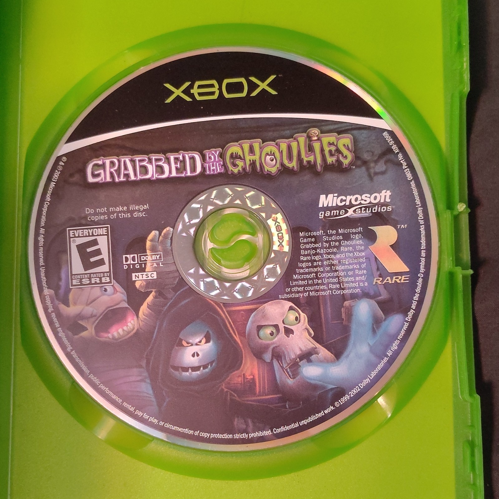 Grabbed by the Ghoulies Xbox Microsoft Game Studios 2003 CIB