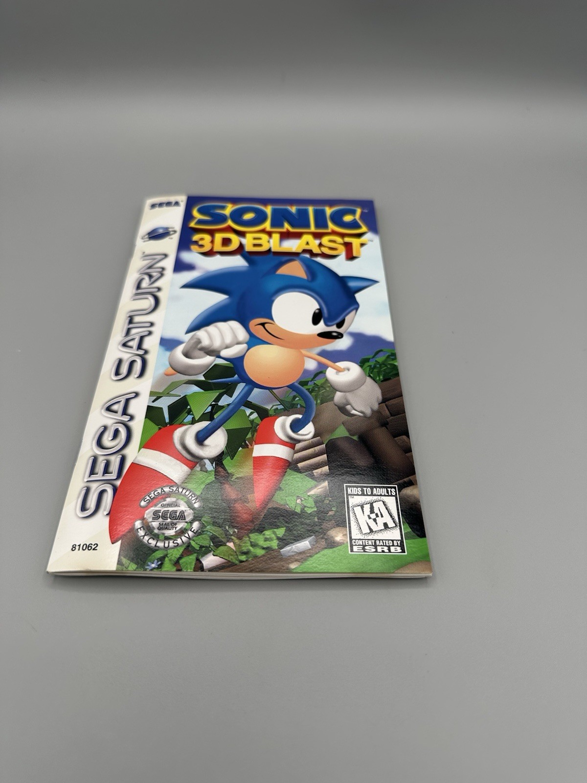 Sega Saturn Sonic 3D Blast 1996 Tested Reg Card Included Video Game