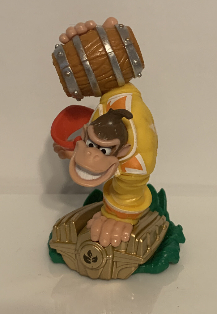 Lot Of Skylanders Amiibo Turbo Charge Donkey Kong and Barrel Blaster Figures