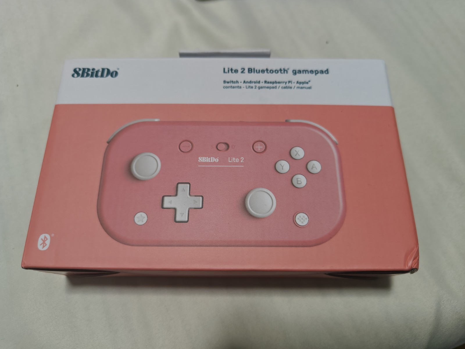 New 8Bitdo Lite 2 Wireless Gamepad Controller Switch Android Raspberry Pi Pink