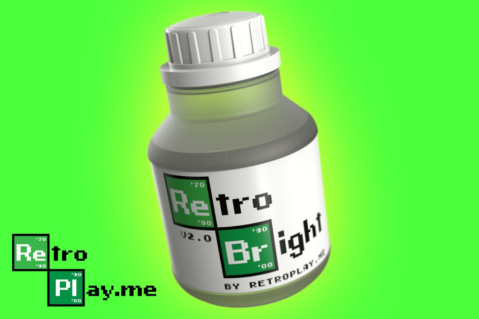 RetroBright 2.0 gel concentrate + Activator + UV Prot. Retr0Bright / RetroBrite