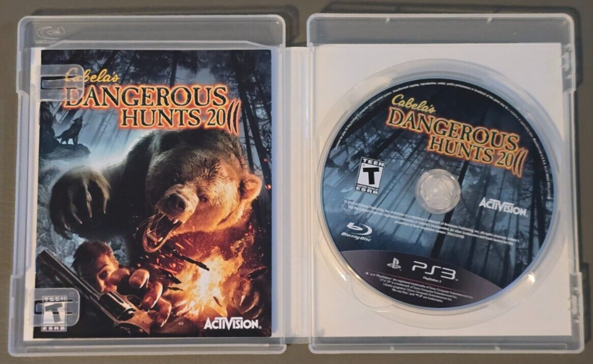 Cabela’s Dangerous Hunts 2011 PS3 Complete CIB Tested Sony PlayStation 3