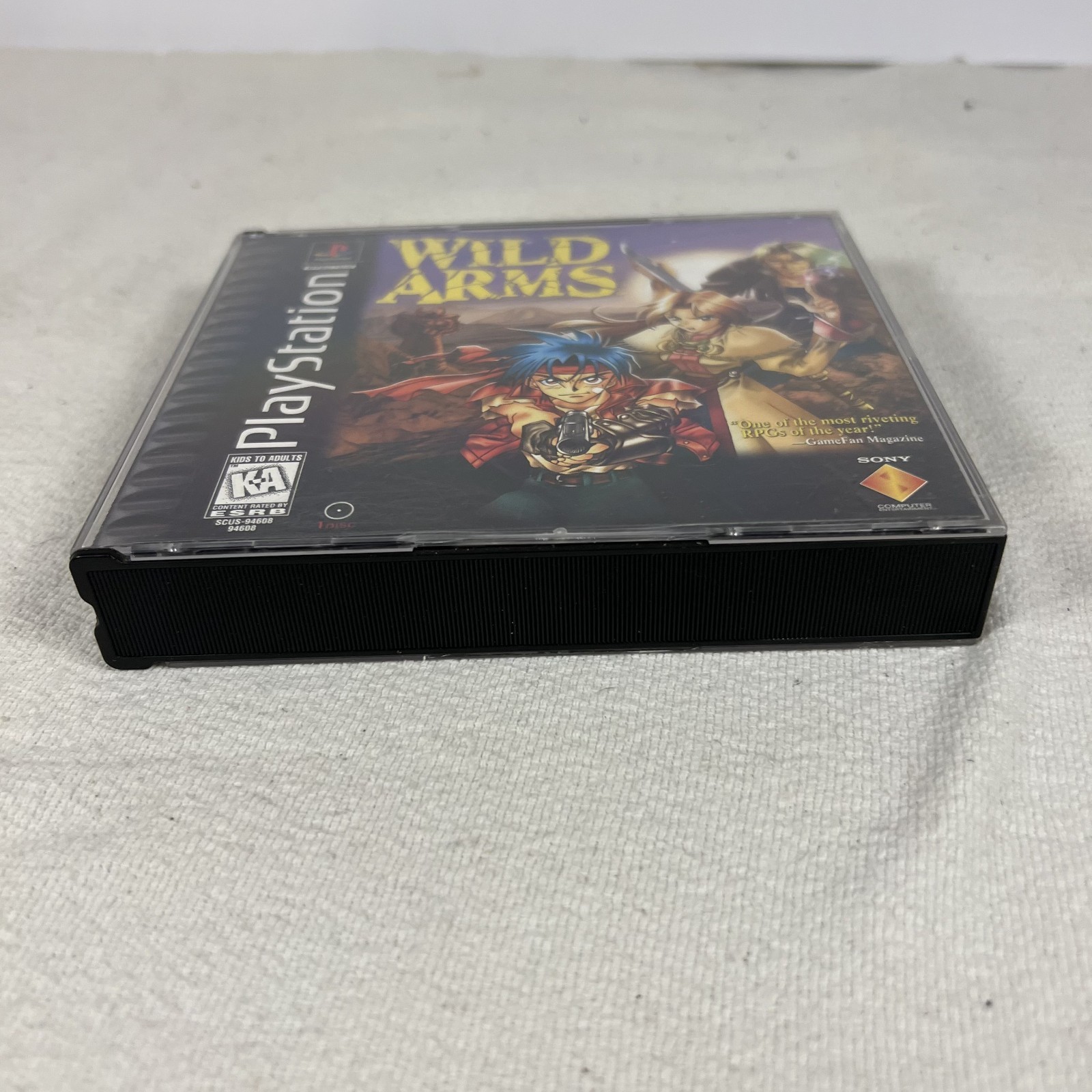 Wild Arms PS1 Sony PlayStation 1 Complete CIB Black Label Tested RPG